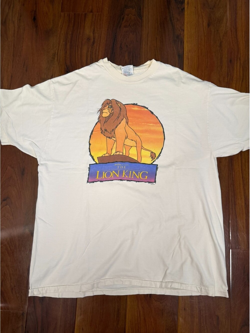 Vintage Disney The Lion King Shirt Tee Mens Movie Promo Rare VTG 1990s XL 90s